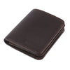 Genuine Leather Bi-Fold Wallet with RFID Blocking, Cash Card Holder with Multiple Slots, Made in Italian Leather