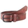 GENUINE LEATHER MEN'S BELT 35 MM OR 3.5 INCHES STYLISH DOUBLE STITCHED