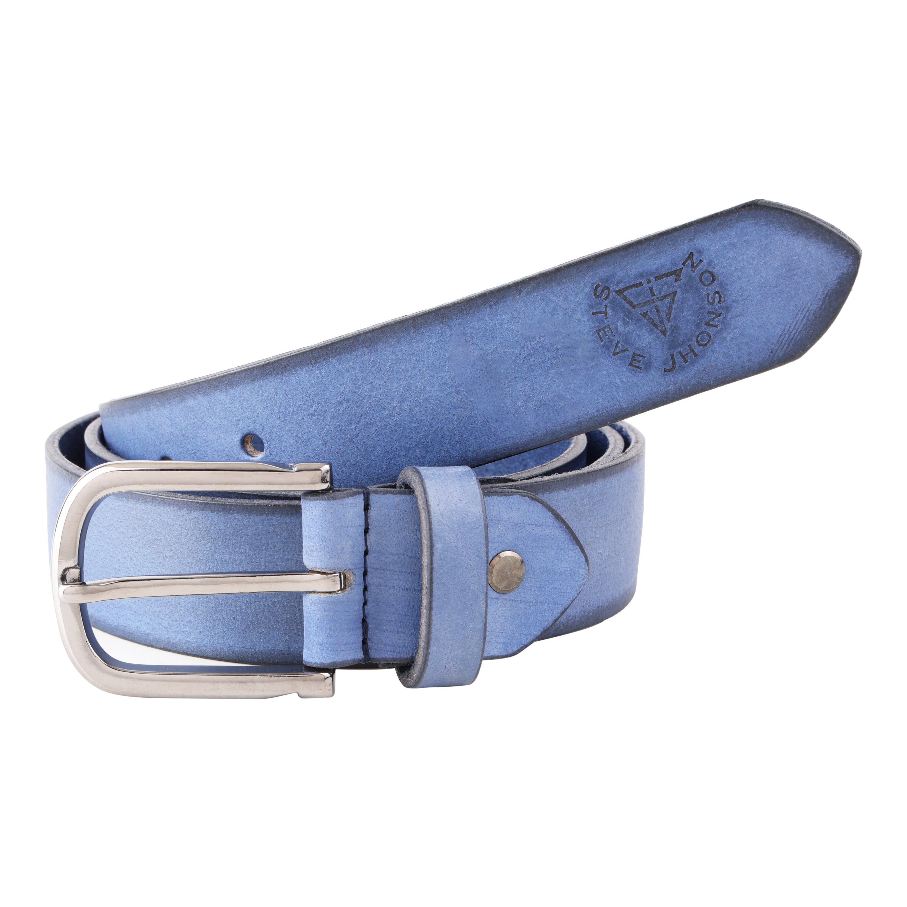 Belt Men - Genuine Leather Design Belt Casual Suit Jeans Dress Single Prong Metal Buckle