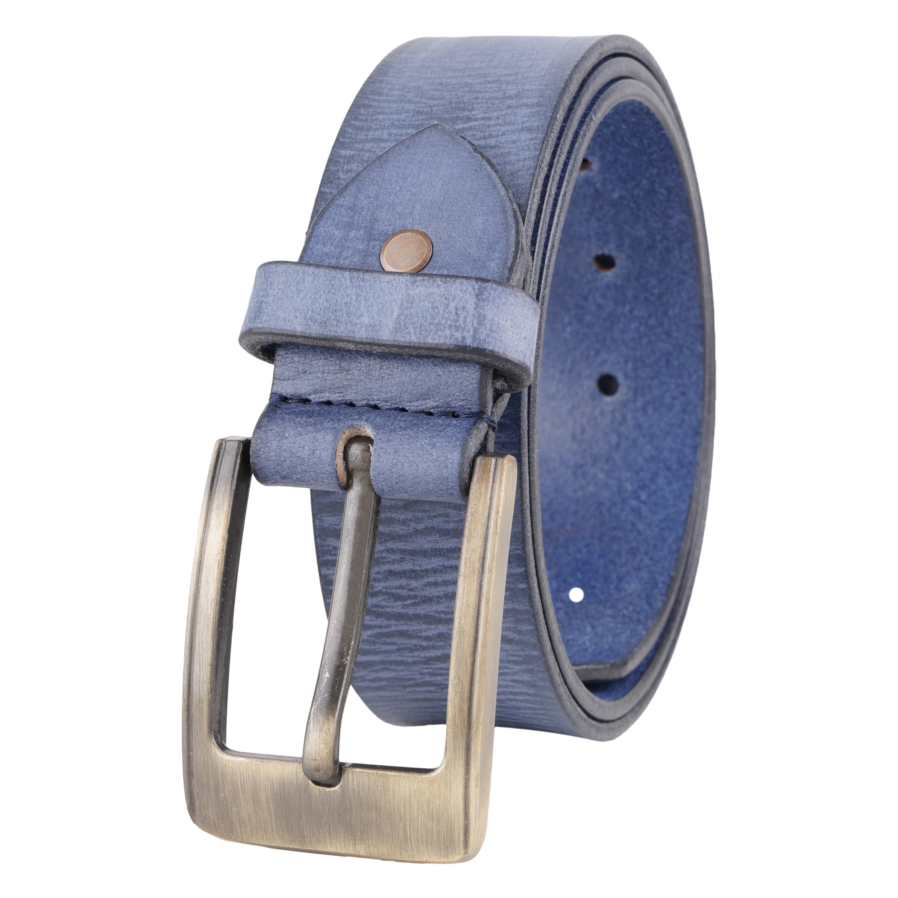 35 mm or 3.5 Inches Belt Men - Genuine Leather Design Belt Casual Suit Jeans Dress Single Prong Metal Buckle