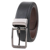 35mm or 3.5 Inches Genuine Leather Reversible Buckle Men's Belt Brown Black | Office Formal Party