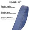 35 mm or 3.5 Inches Belt Men - Genuine Leather Design Belt Casual Suit Jeans Dress Single Prong Metal Buckle