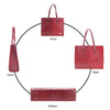 Genuine Leather Women Shoulder Handbag | Double Handle